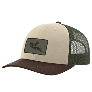 Pheasant Flyer Tan / Loden/ Brown Hat