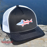 American Flag Walleye Hat - Bucks of America