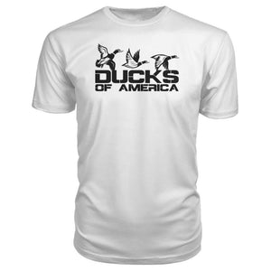 Ducks Of America (Black) Premium Unisex Tee - White / S - Short Sleeves
