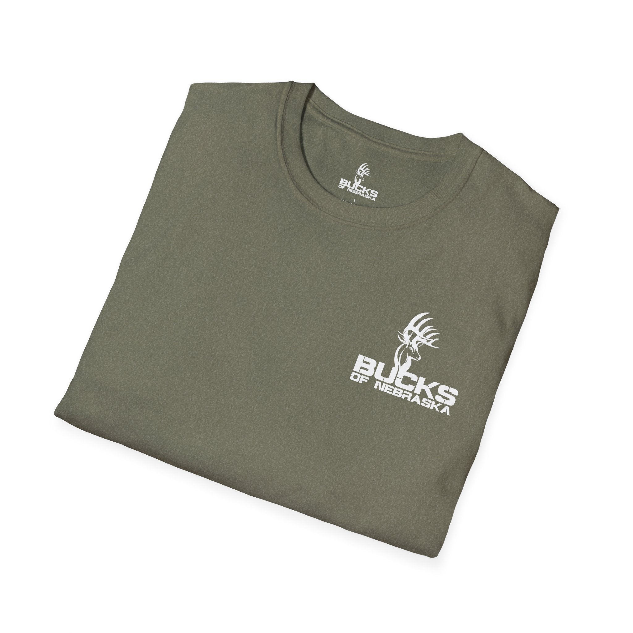 90's 4 Door Pickup Truck Tee - Black/Military Green/Heather Military Green