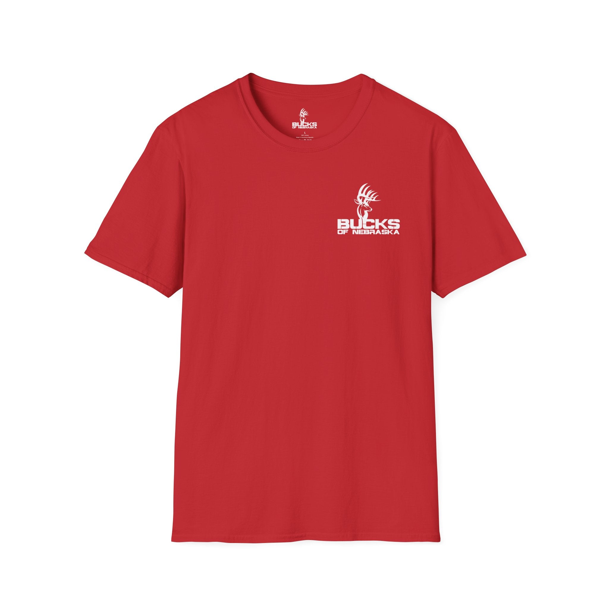 Nebraska State Monuments Tee - White/Red/Black