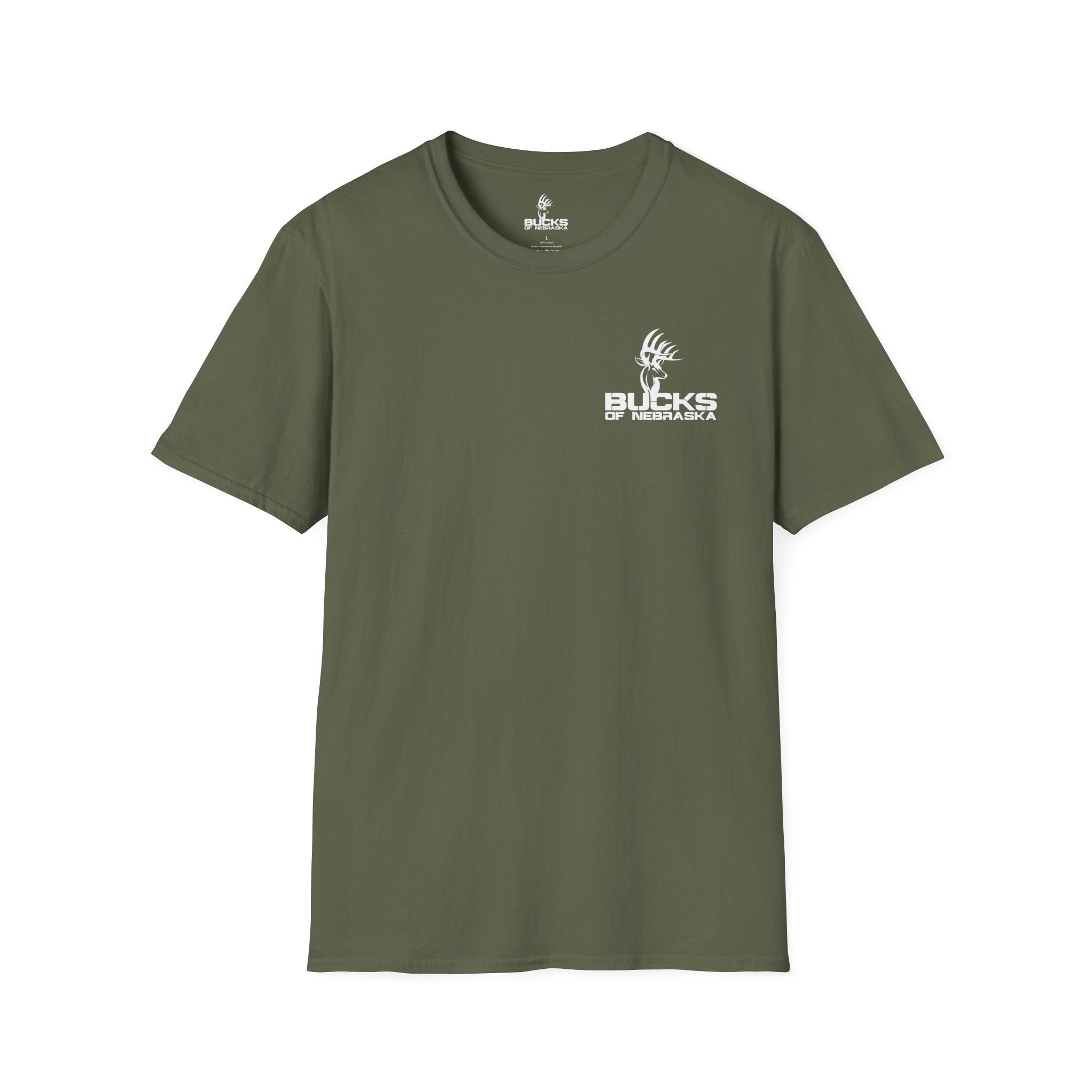 90's Single Cab Pickup Truck Tee - Military Green/Heather Military Green