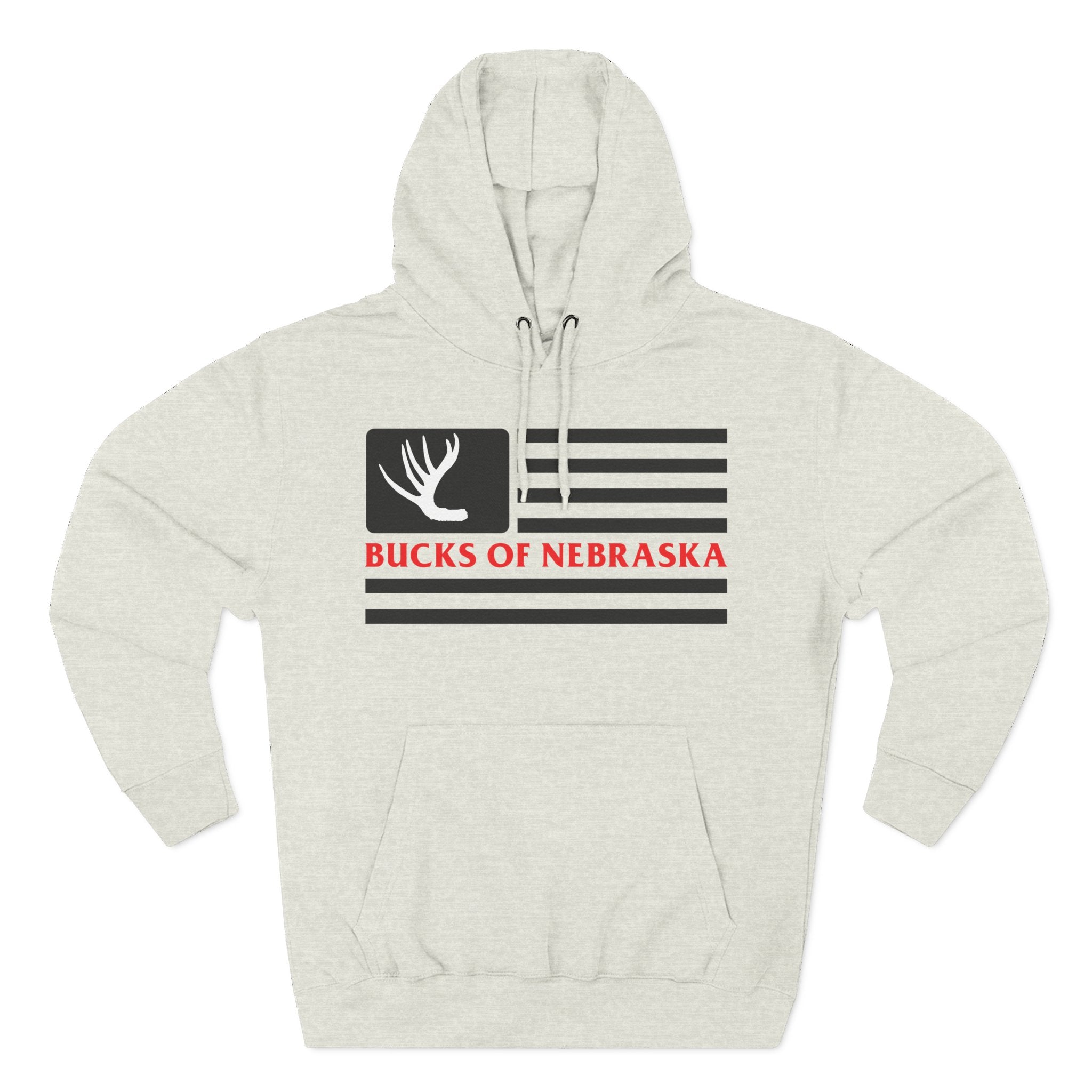 Bucks of Nebraska Shed Flag Hoodie