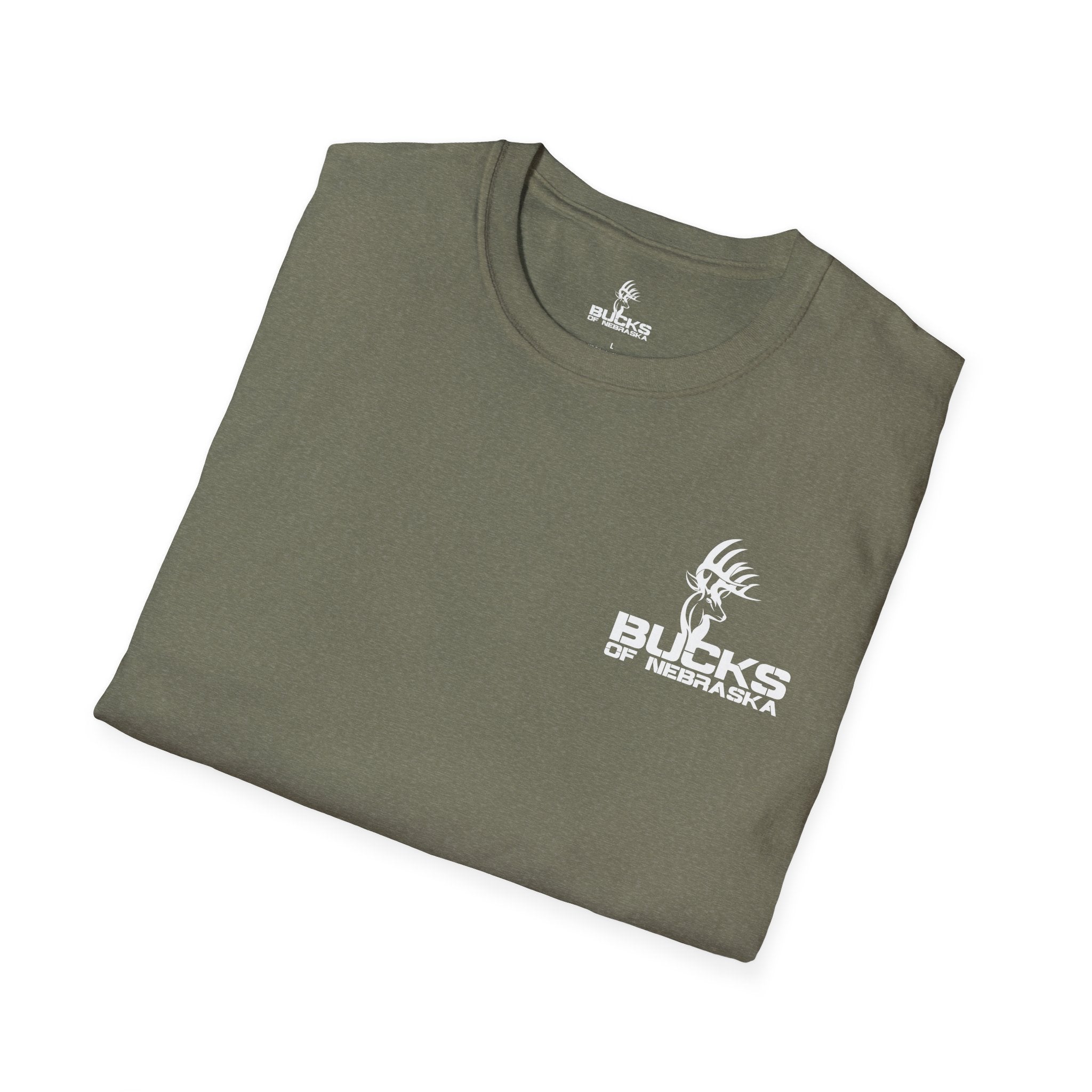 90's Single Cab Pickup Truck Tee - Military Green/Heather Military Green