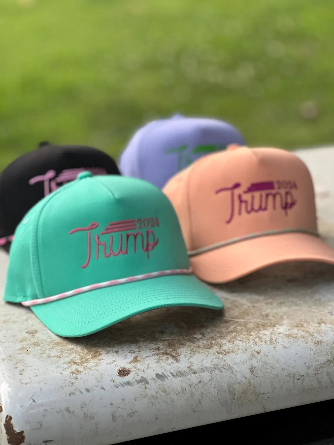Ladies Trump Hat 2024 | Women’s Trump Tope Hat | Embroidered Trump Hat