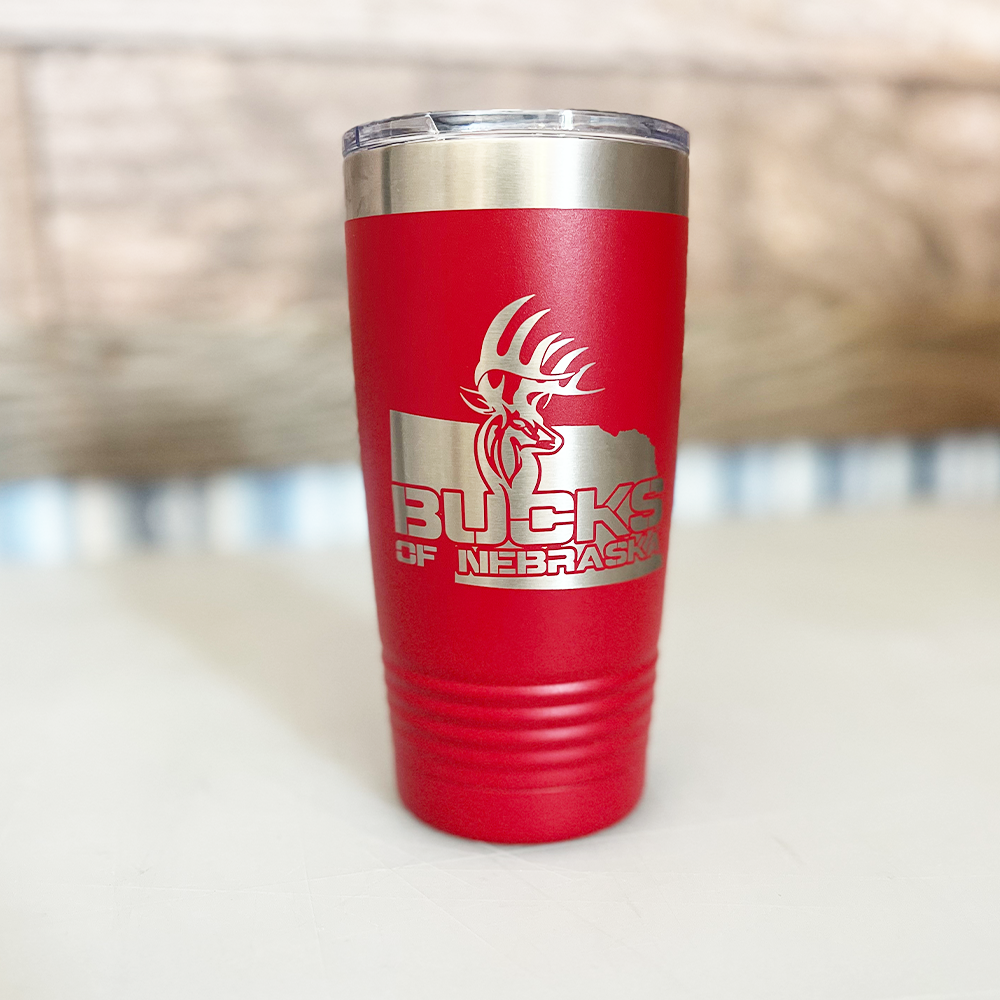 Bucks of Nebraska Premium 20oz. Tumbler