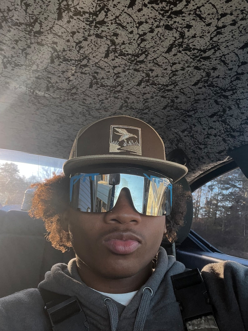 Duck Hunt Brown/Khaki, Bucks of Nebraska 7 Panel Hat