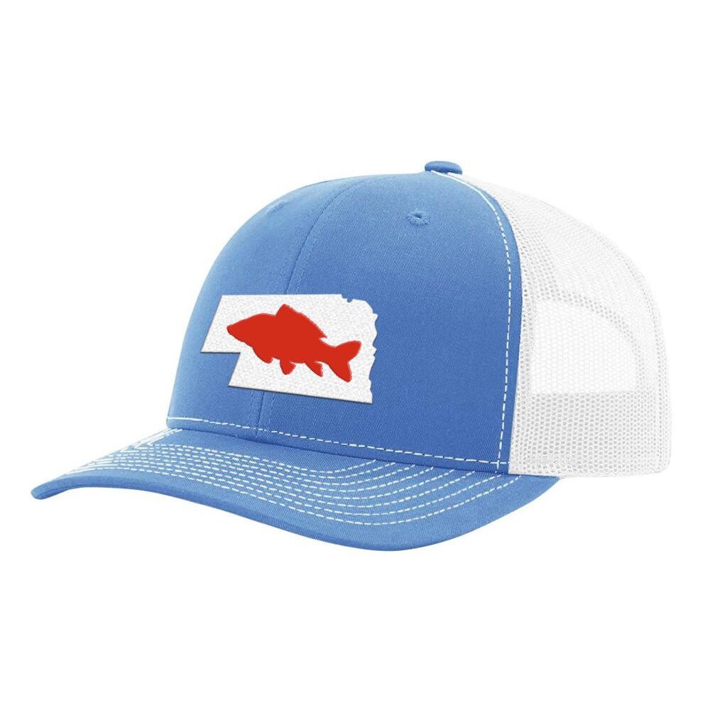 Nebraska Carp Hat - Blue/White
