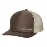 Nebraska State Hat - Brown / Khaki