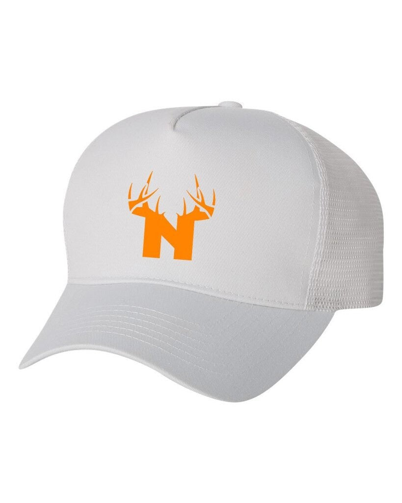 Bucks of Nebraska Orange N Trucker Cap