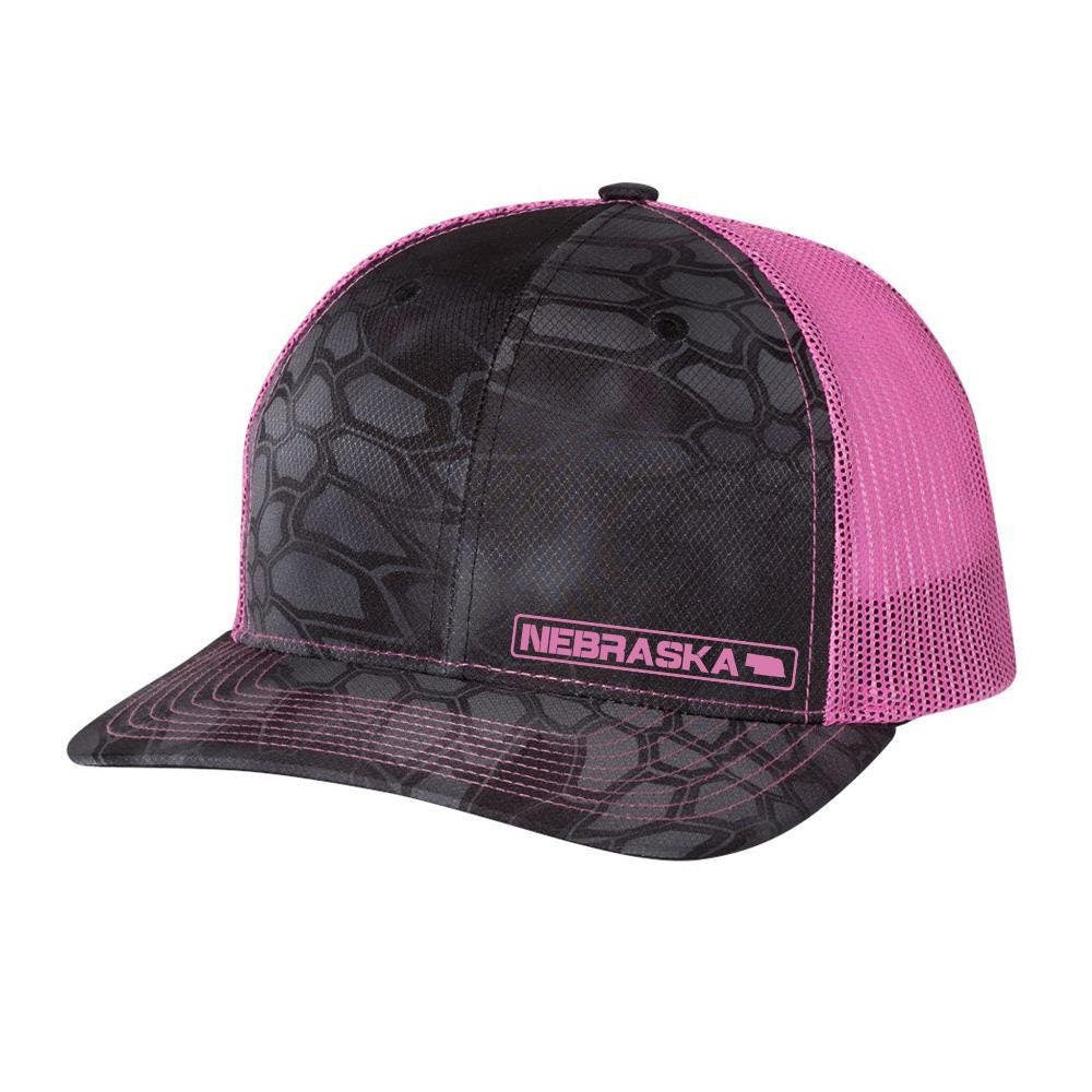 Nebraska State Hat - Typhon / Pink