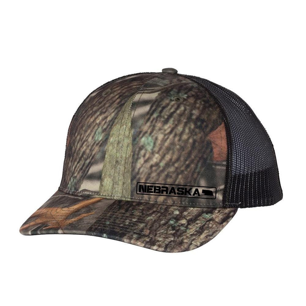 Nebraska State Hat - Woodland Shadow / Black