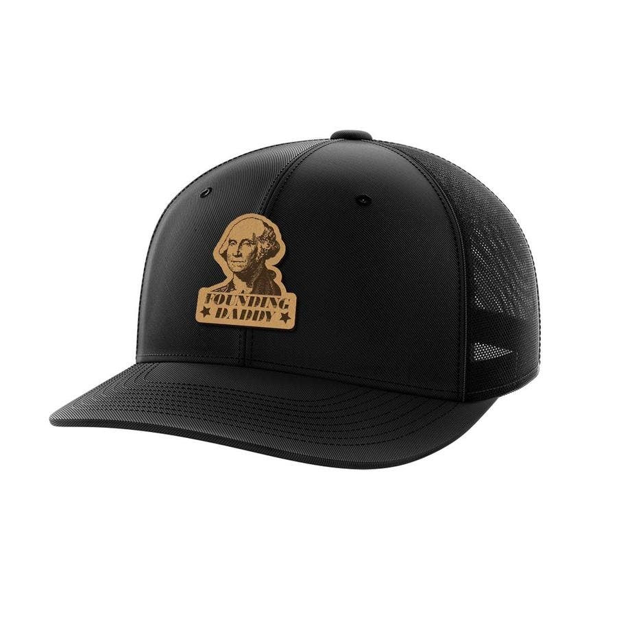 Founding Daddy Leather Patch Hat