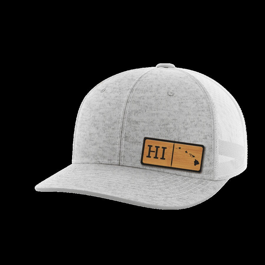 Hawaii Homegrown Collection Leather Patch Hat