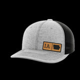 Iowa Homegrown Collection Leather Patch Hat
