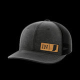 Indiana Homegrown Collection Leather Patch Hat