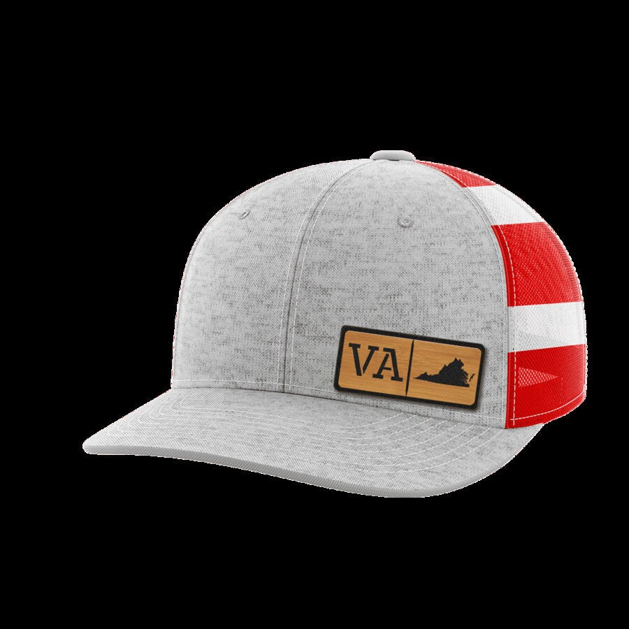 Virginia Homegrown Collection Leather Patch Hats