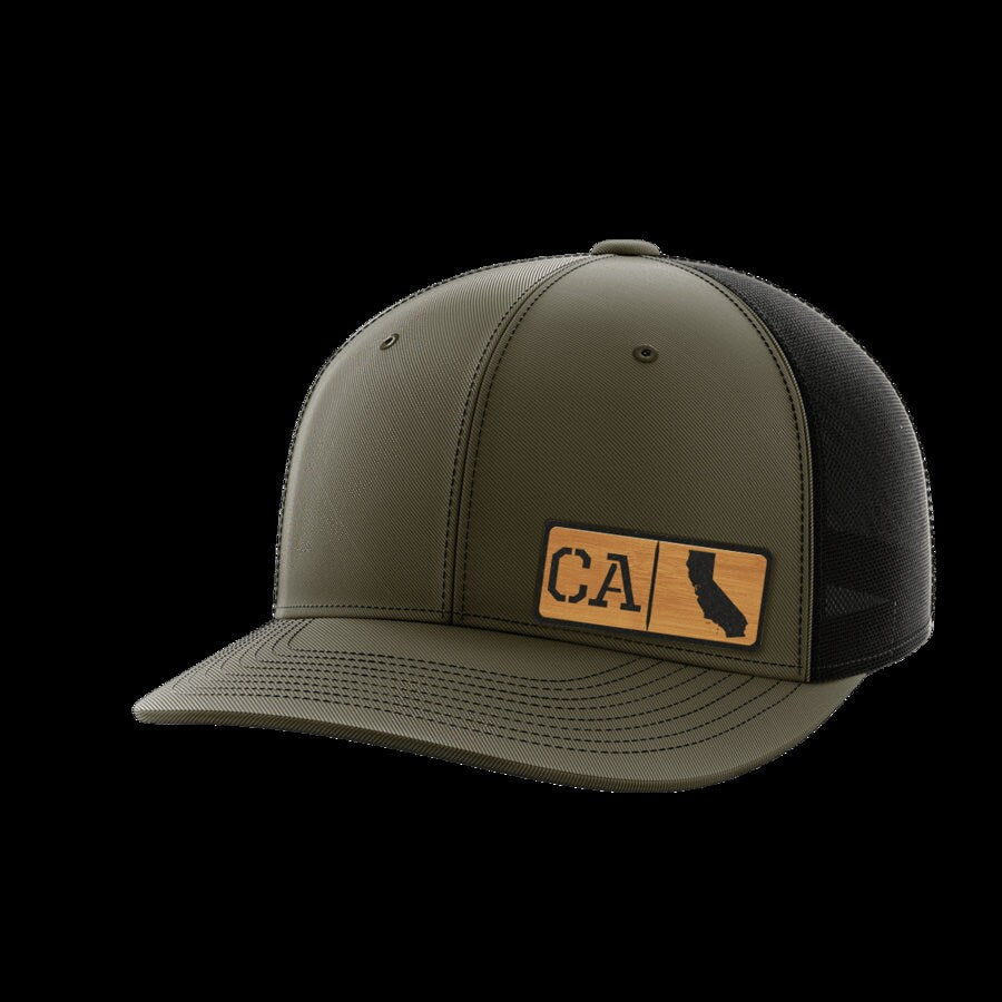 California Homegrown Collection Leather Patch Hat