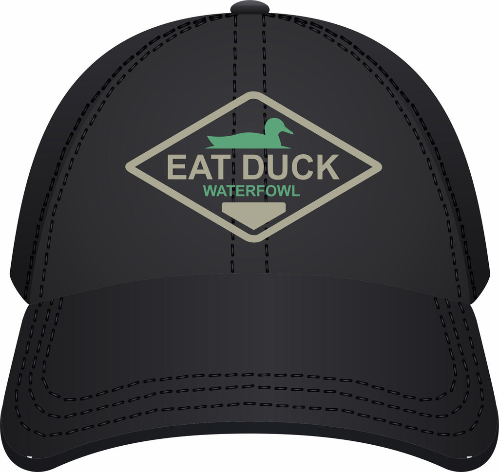 Eat Duck Hat Snapback Black