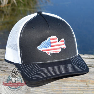 American Flag Crappie Hat