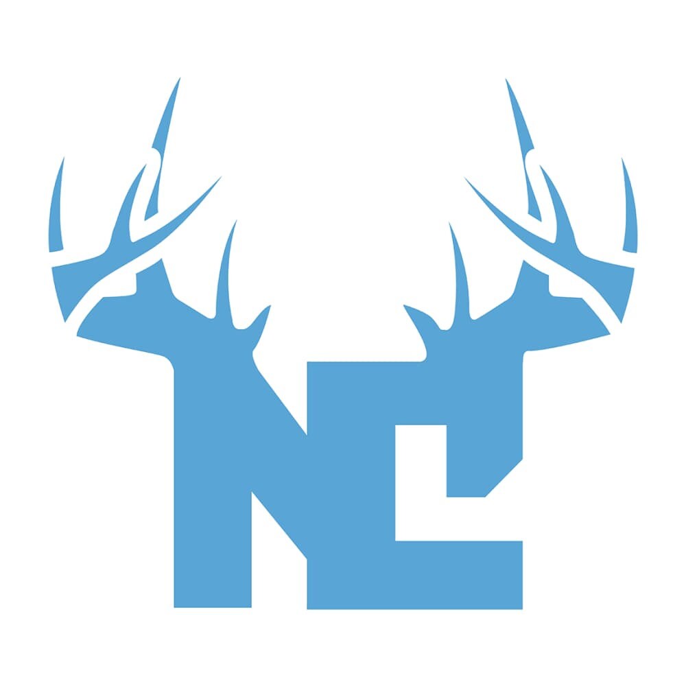 Bucks of North Carolina Decal - Blue & White