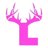Bucks of Louisiana Decal - Pink