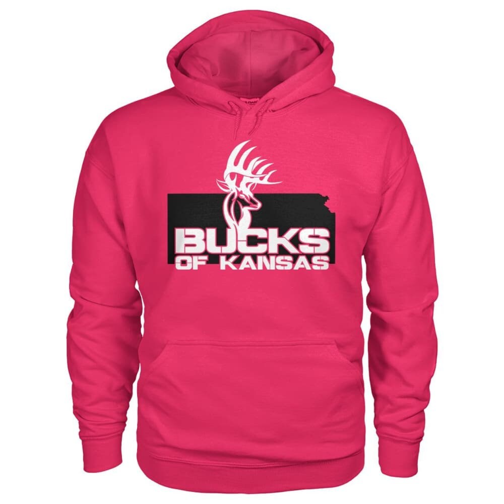 Bucks of Kansas Logo Gildan Hoodie