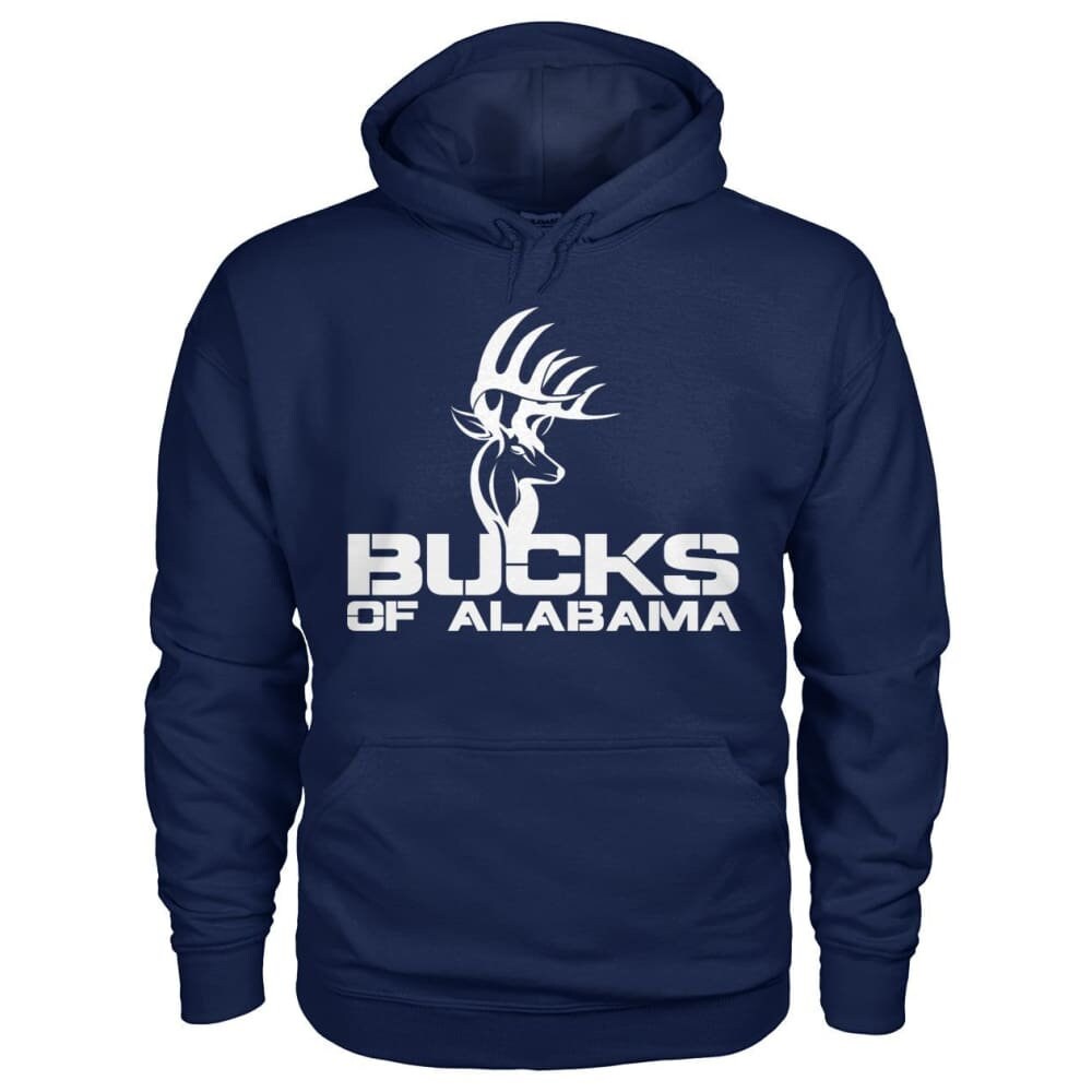 Bucks Of Alabama Logo Gildan Hoodie