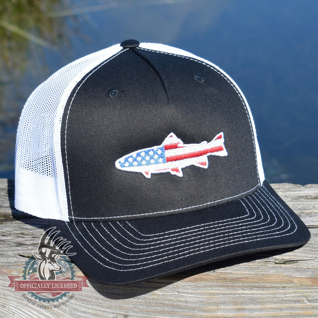 American Flag Trout Hat