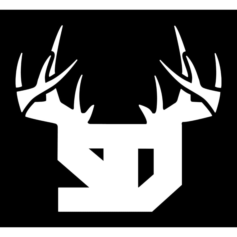 Bucks of South Dakota Decal - White