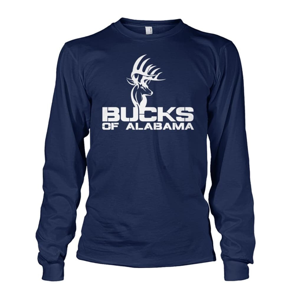 Bucks Of Alabama Logo Unisex Long Sleeve