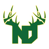 Bucks of North Dakota Decal - Green & Yellow