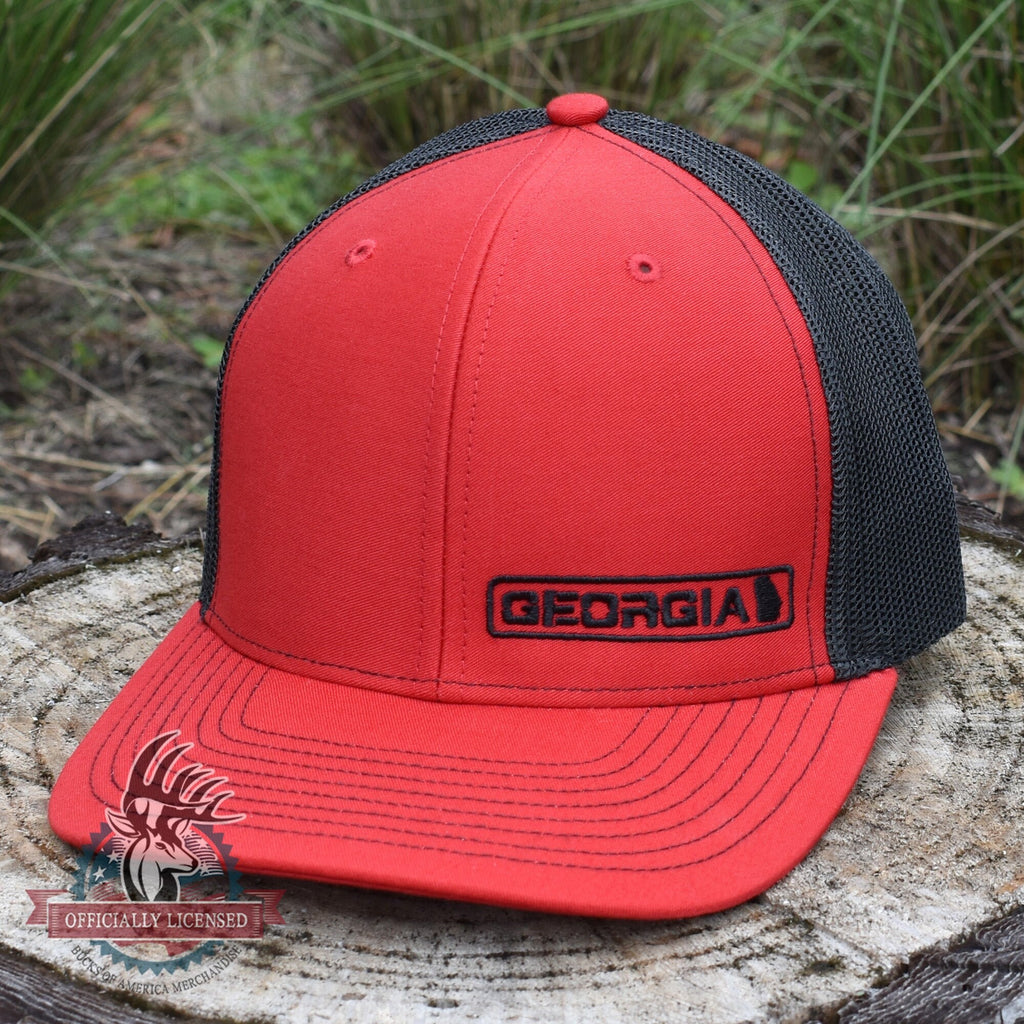 Georgia State Hat - Red / Black