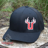 Bucks of Utah Red/White U SnapBack Hat