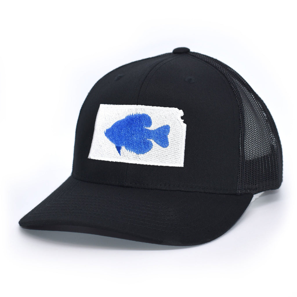 Kansas Crappie Hat- Blue/Black