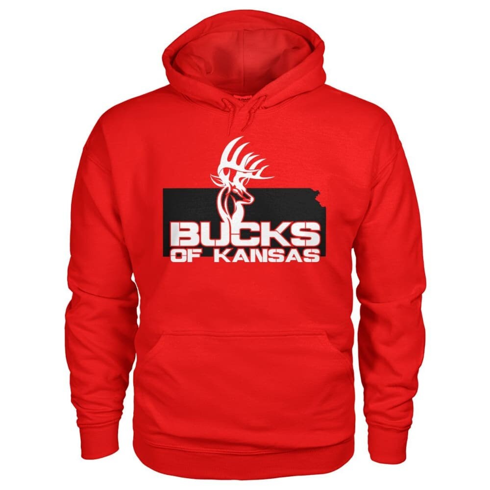 Bucks of Kansas Logo Gildan Hoodie