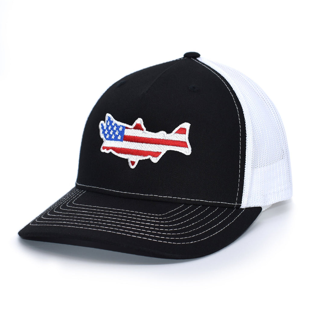 American Flag Salmon Hat