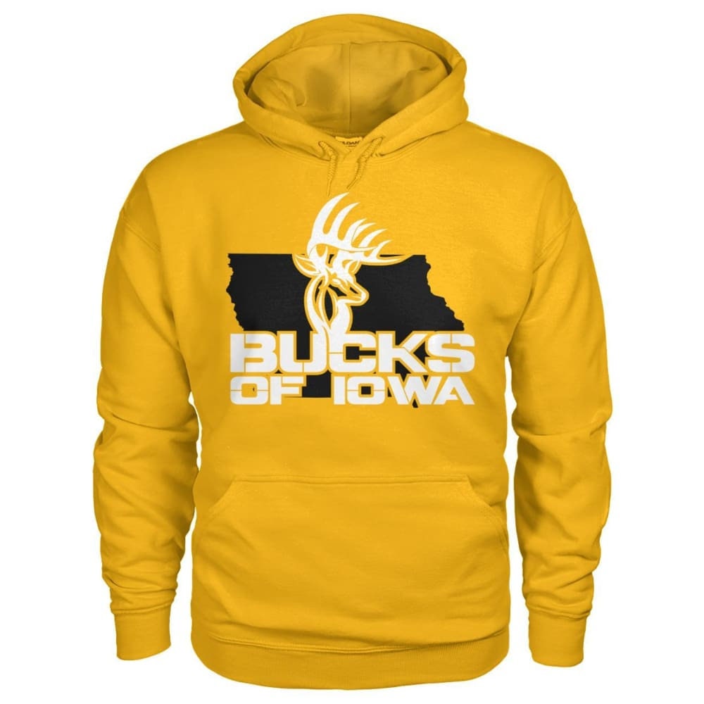 Bucks of Iowa Logo Gildan Hoodie
