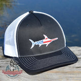 American Flag Marlin Hat