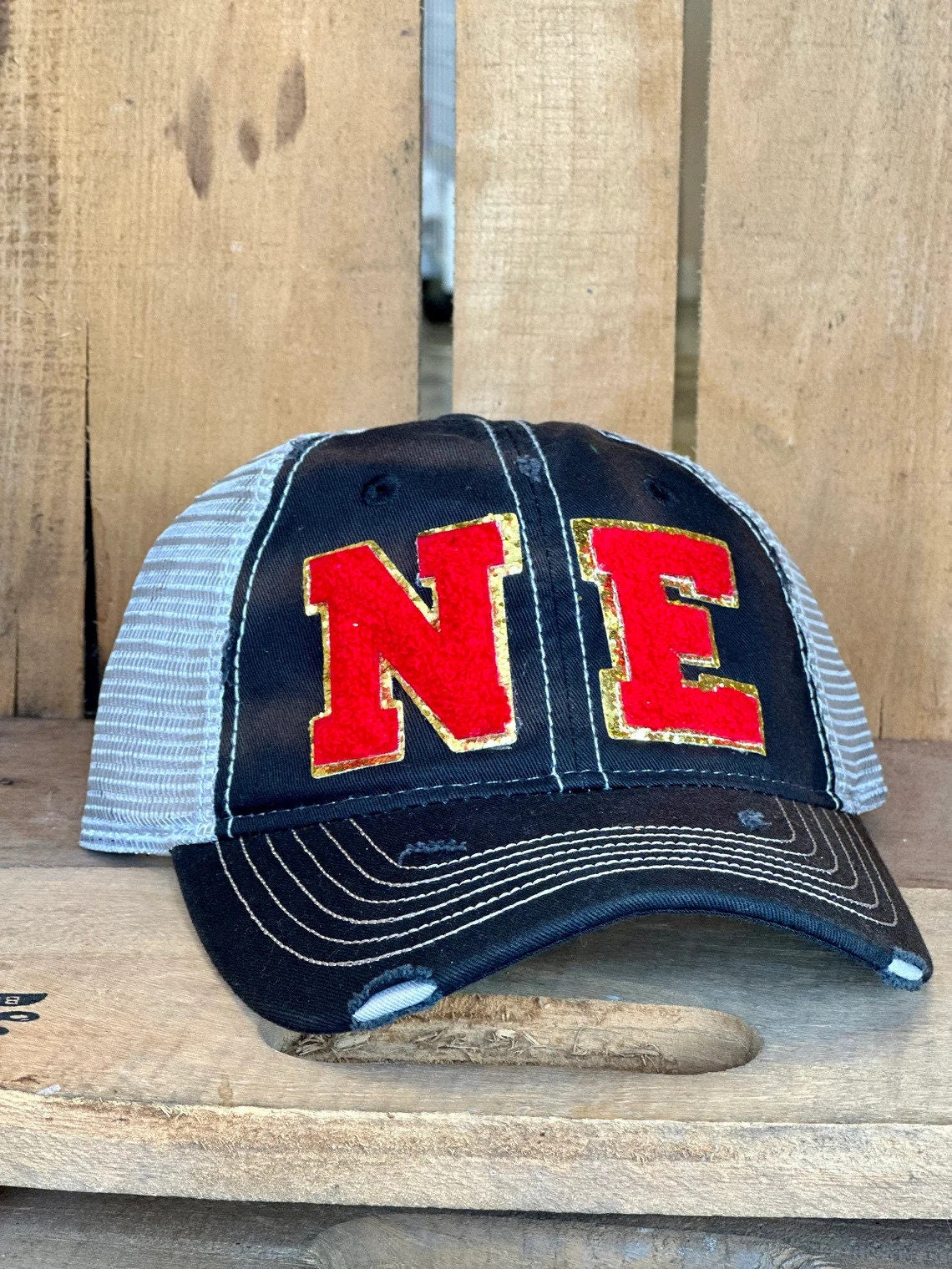 Nebraska Embroidered Hat | Nebraska Ladies Hat | Women's State Trucker Cap | Trendy State Hat | The Good Life