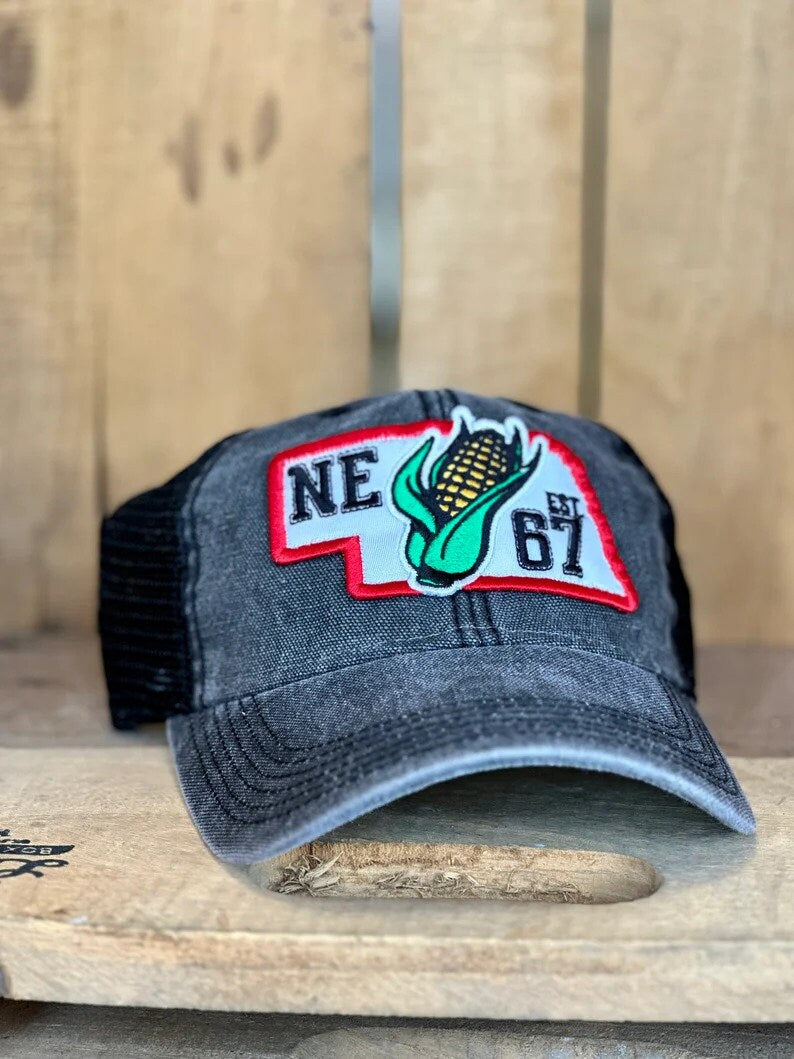 Nebraska Corn State Hat | Nebraska Ladies Hat | Women's State Trucker Cap | Mother | Gift