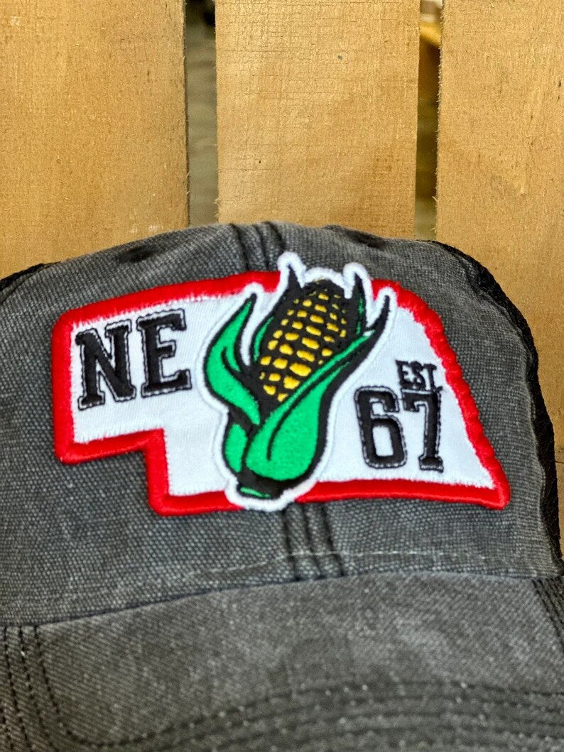 Nebraska Corn State Hat | Nebraska Ladies Hat | Women's State Trucker Cap | Mother | Gift