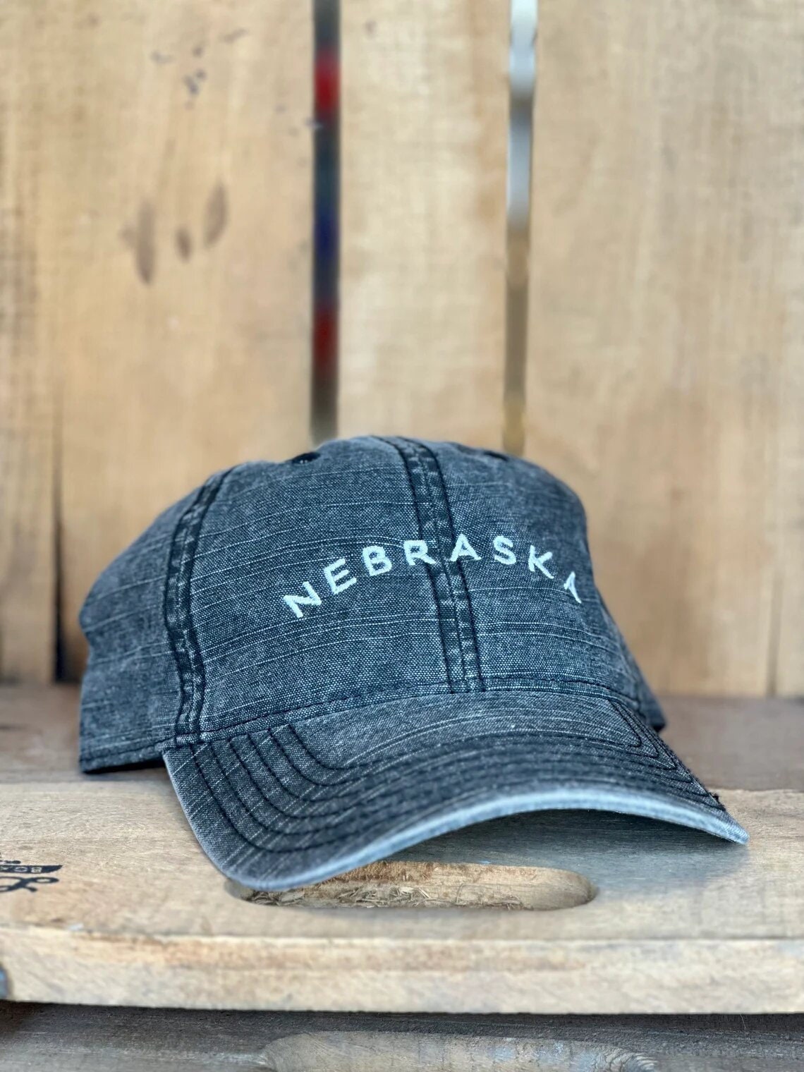 Simple Nebraska Embroidered Hat | Midwest Ladies Hat | Women's State Trucker Cap | Trendy State Hat |