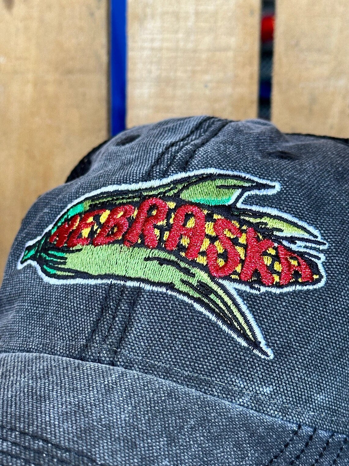 Nebraska Corn Embroidered Hat | Nebraska Ladies Hat | Women's State Trucker Cap | Trendy State Hat | The Good Life
