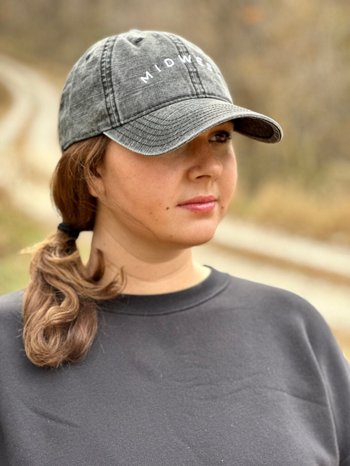 Simple Midwest Embroidered Hat | Midwest Ladies Hat | Women's State Trucker Cap | Trendy State Hat |