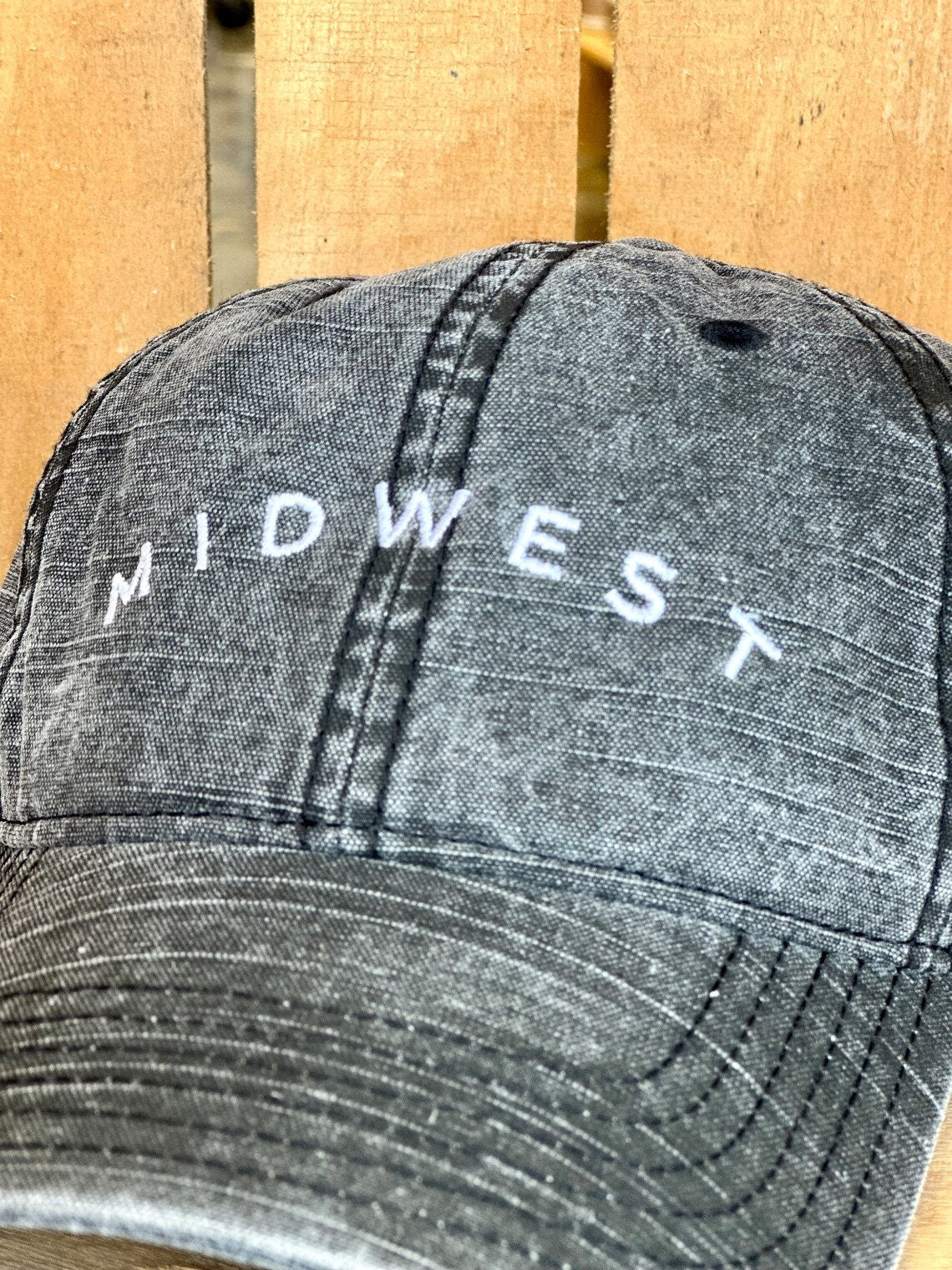 Simple Midwest Embroidered Hat | Midwest Ladies Hat | Women's State Trucker Cap | Trendy State Hat |