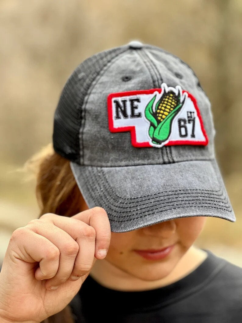 Nebraska Corn State Hat | Nebraska Ladies Hat | Women's State Trucker Cap | Mother | Gift