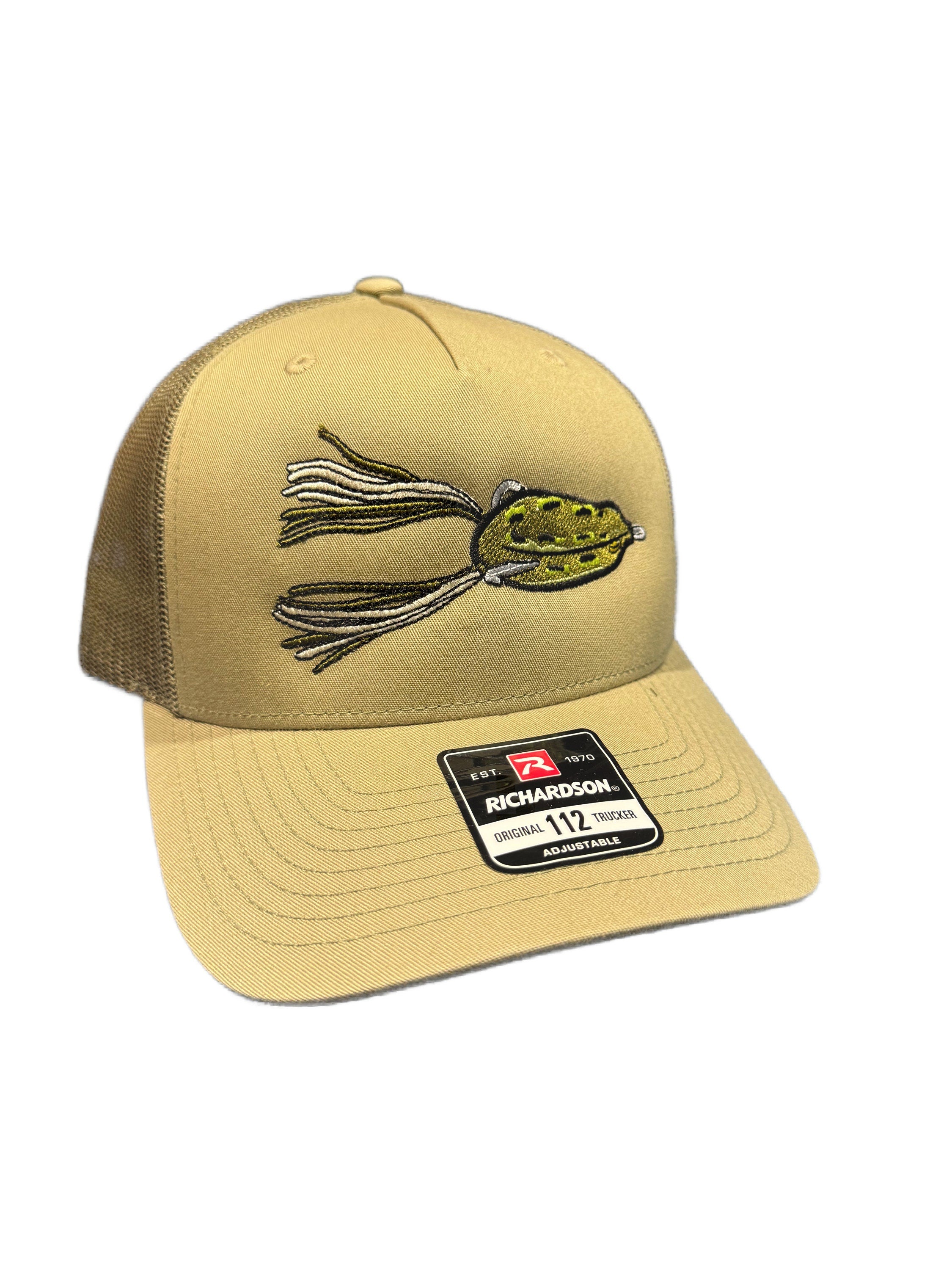 Topwater Frog Lure Bass Fising 5 Panel Hat