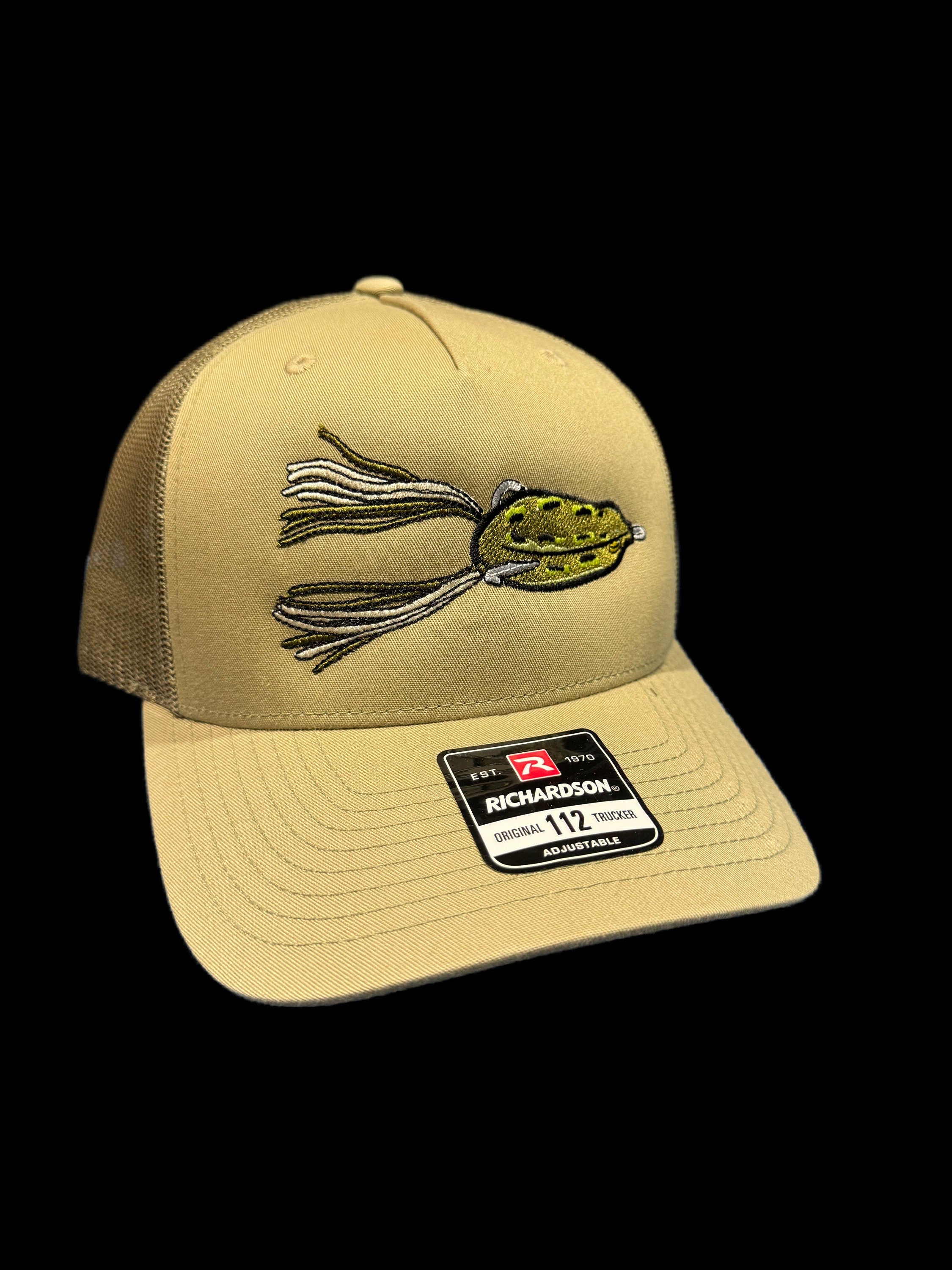 Topwater Frog Lure Bass Fising 5 Panel Hat
