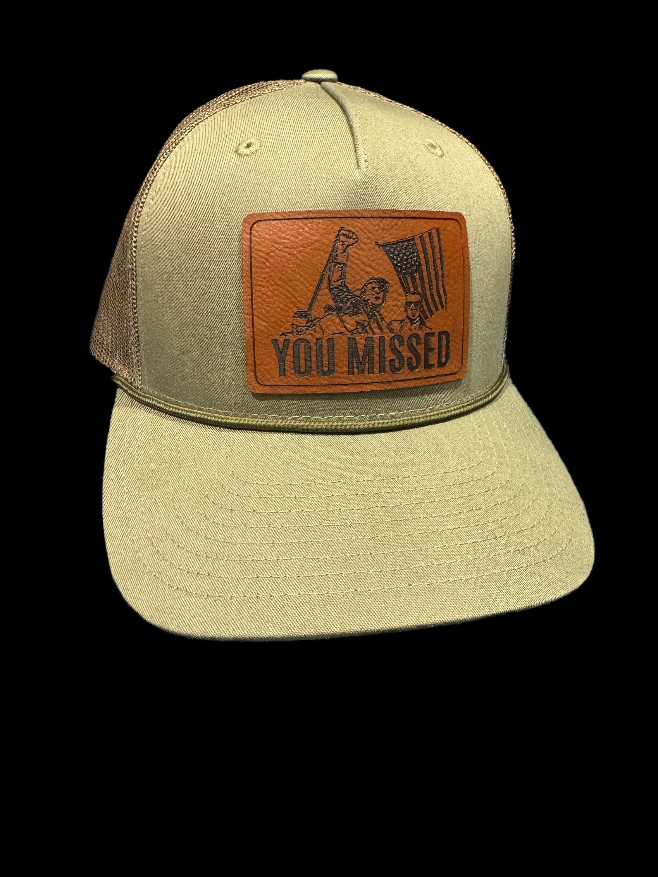 Trump 2024 “You Missed” Patch Hat - Fight, Fight, Fight